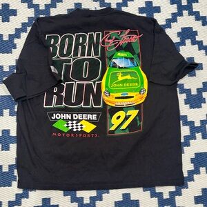 Vintage NASCAR Racing Cars Chad Little Born To Run AOP 1998 shirt 2XL
